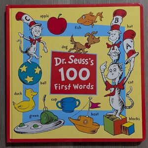 Dr. Seuss's 100 First Words Book - Preloved